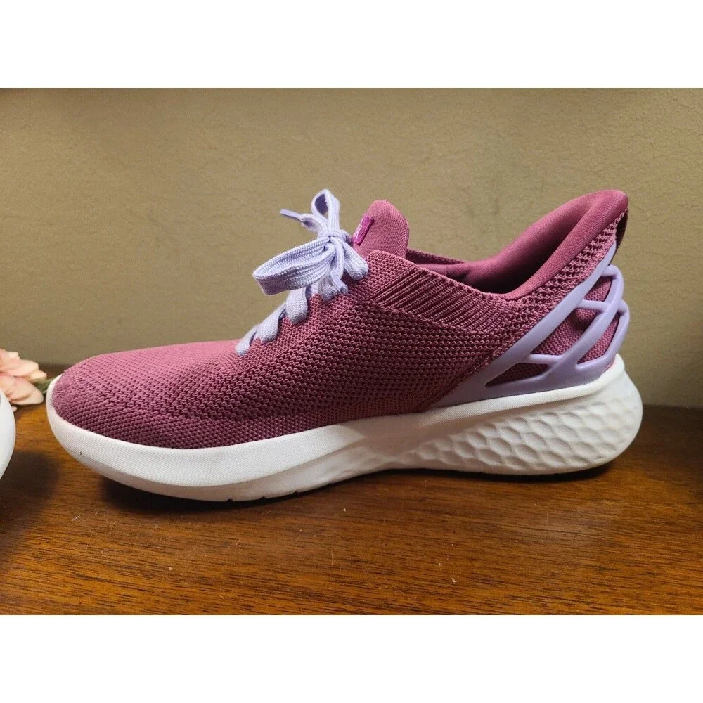 Kizik Athens Sneaker Size 7 Festival Fuchsia Knit Athletic Running Shoes Purple